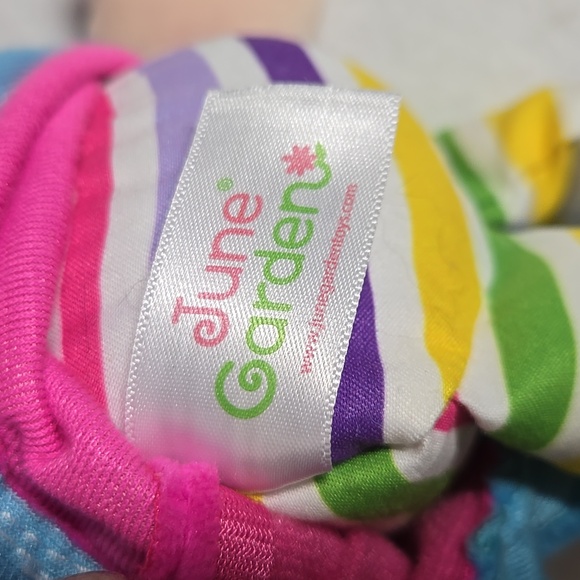 June Garden Plush Doll Learn To Dress 15" Toy Soft Excellent Condition - Picture 11 of 14